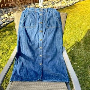 Ralph Lauren long denim skirt